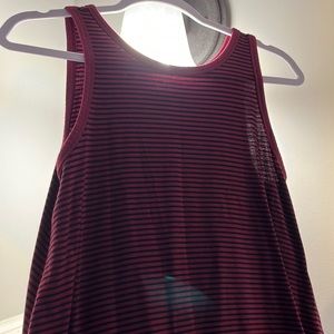 striped t-shirt dress